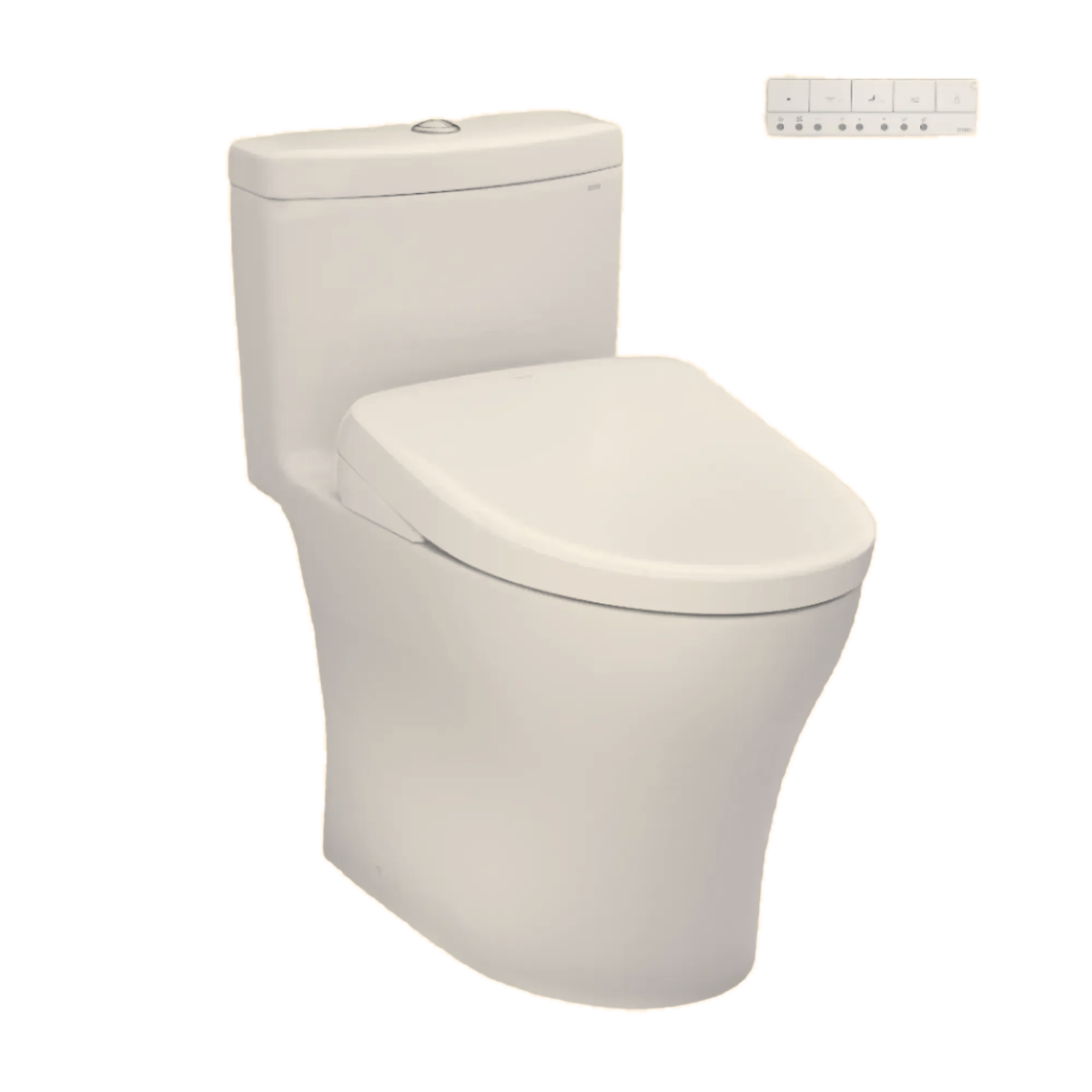 TOTO Aquia IV WASHLET+ S7A Bidet Toilet Combo Sedona Beige