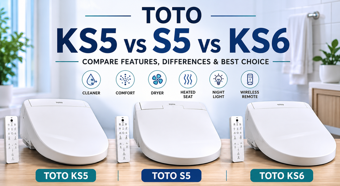TOTO KS5, S5, and KS6 Bidet Seats