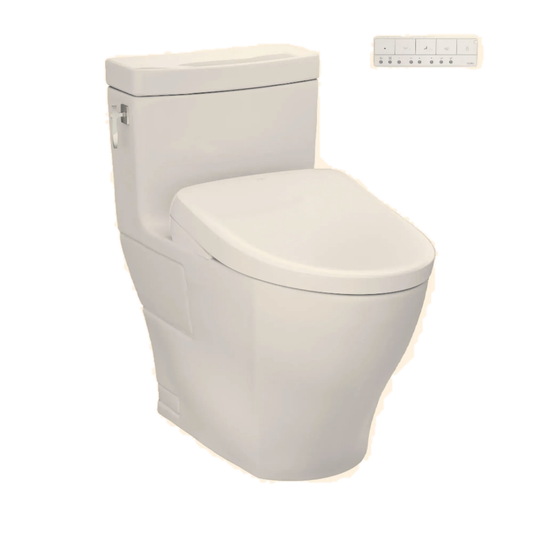 TOTO Aimes WASHLET+ S7A Bidet Toilet Combo Sedona Beige