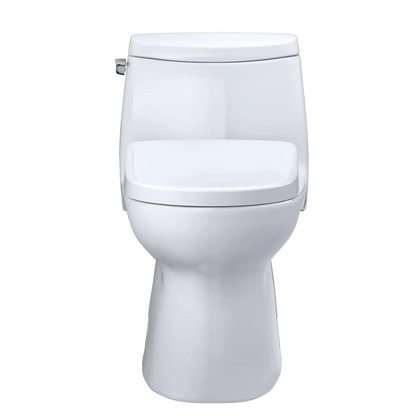TOTO Carlyle II 1G One-Piece 1.0 GPF Universal Height Toilet and S7A Bidet Seat MW6144736CUFG#01 - EverFlow Bidets