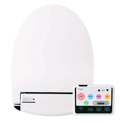 Infinity Eaze Z3 bidet seat, endless warm water, sittable lid, nightlight, with remote - EverFlow Bidets