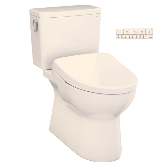TOTO Glaston WASHLET+ S7 Bidet Toilet Combo Sedona Beige