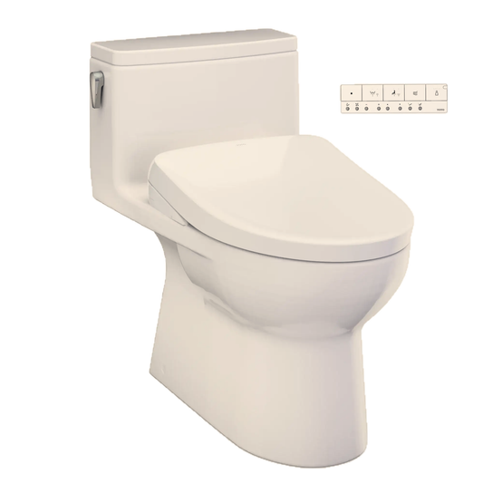 TOTO Redington WASHLET+ S7A Bidet Toilet Combo Sedona Beige