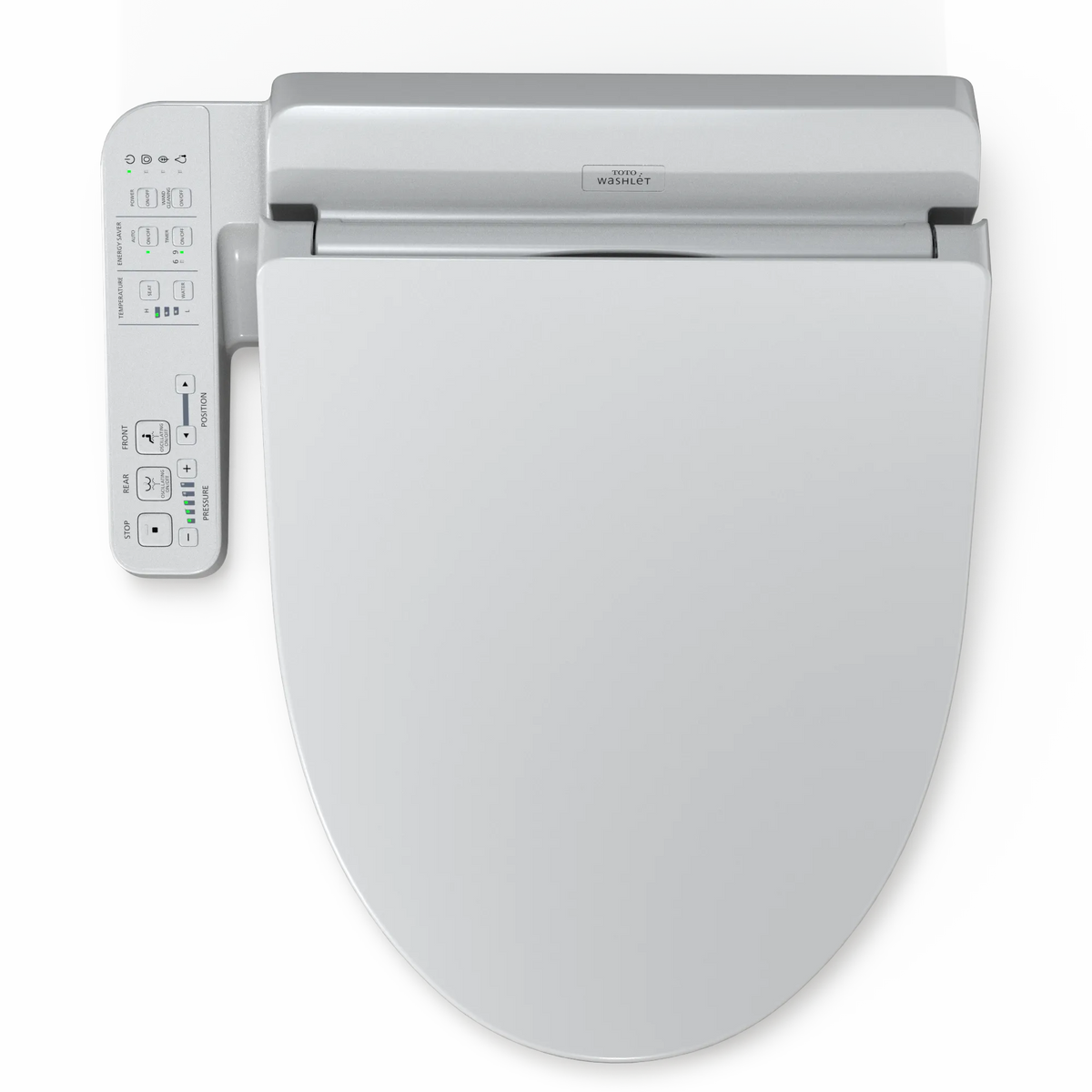 TOTO WASHLET A2 Electronic Bidet Toilet Seat with Heated Seat and SoftClose Lid, Elongated SW3004#01