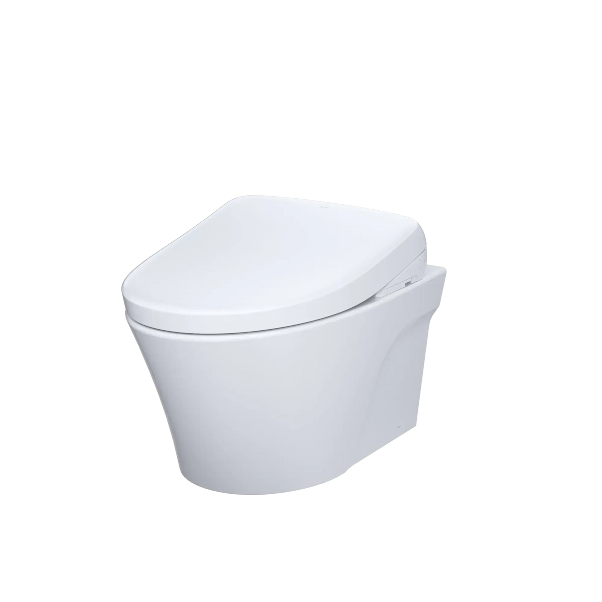 TOTO AP Wall-Hung Toilet with S7 Contemporary Bidet Seat and DuoFit In-Wall 0.9 and 1.28 GPF Dual-Flush Tank System, Matte Silver CWT4264726CMFG#MS - EverFlow Bidets