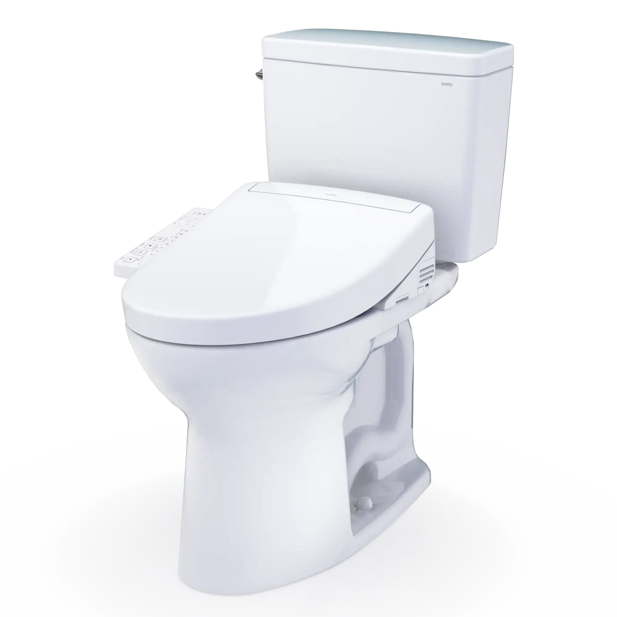 TOTO Drake 1.28 GPF Universal Height Toilet S2 Bidet Seat MW7763346CSG#01
