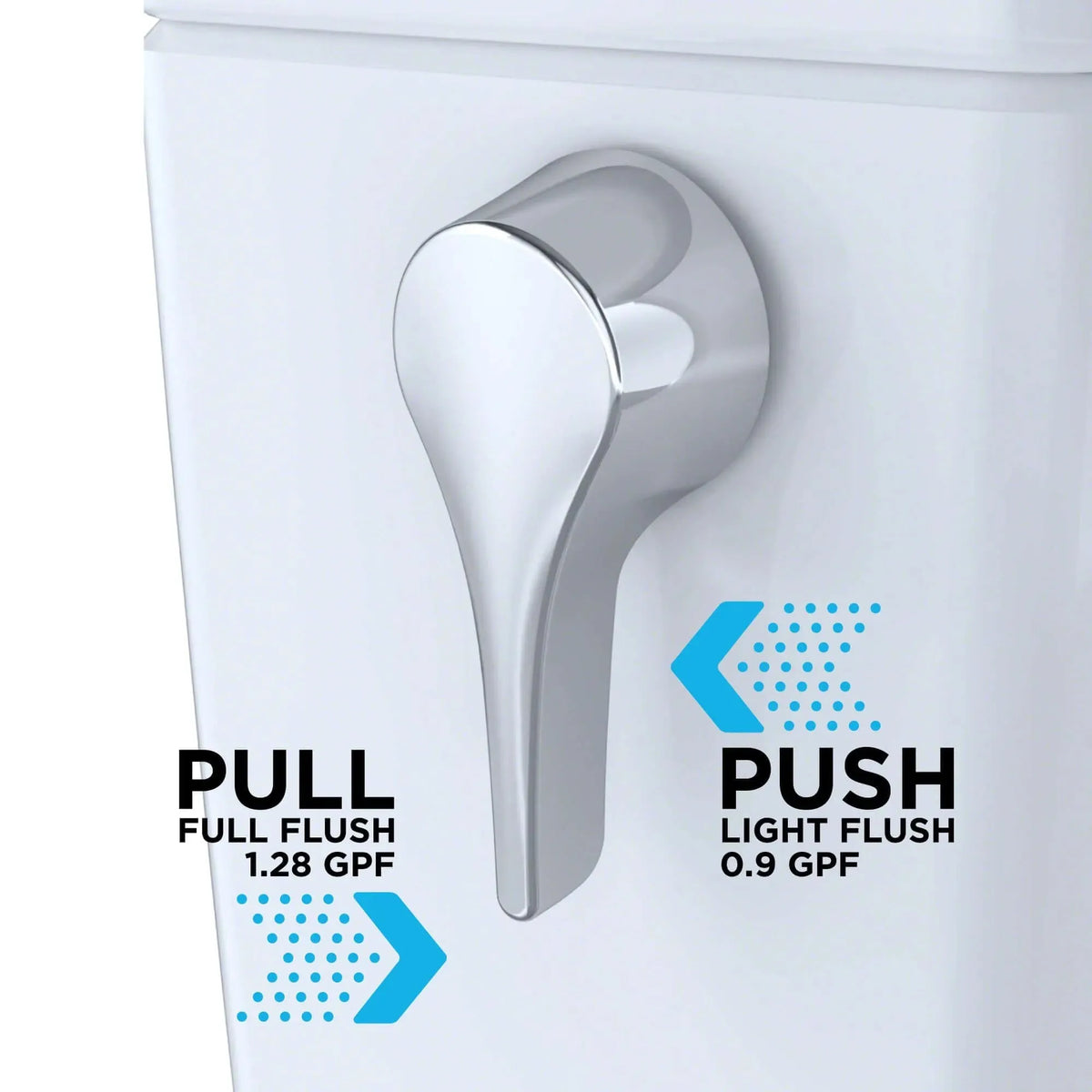 TOTO Aquia IV Cube Two-Piece Dual Flush 1.28 and 0.9 GPF Universal Height Toilet with S7 Contemporary Bidet Seat MW4364726CEMFGN#01 - EverFlow Bidets