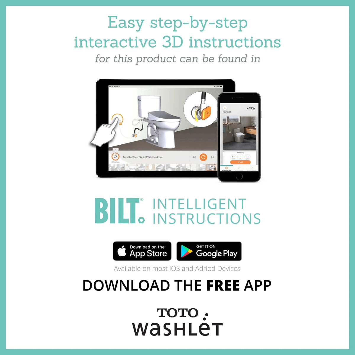 TOTO Install App - EverFlow Bidets