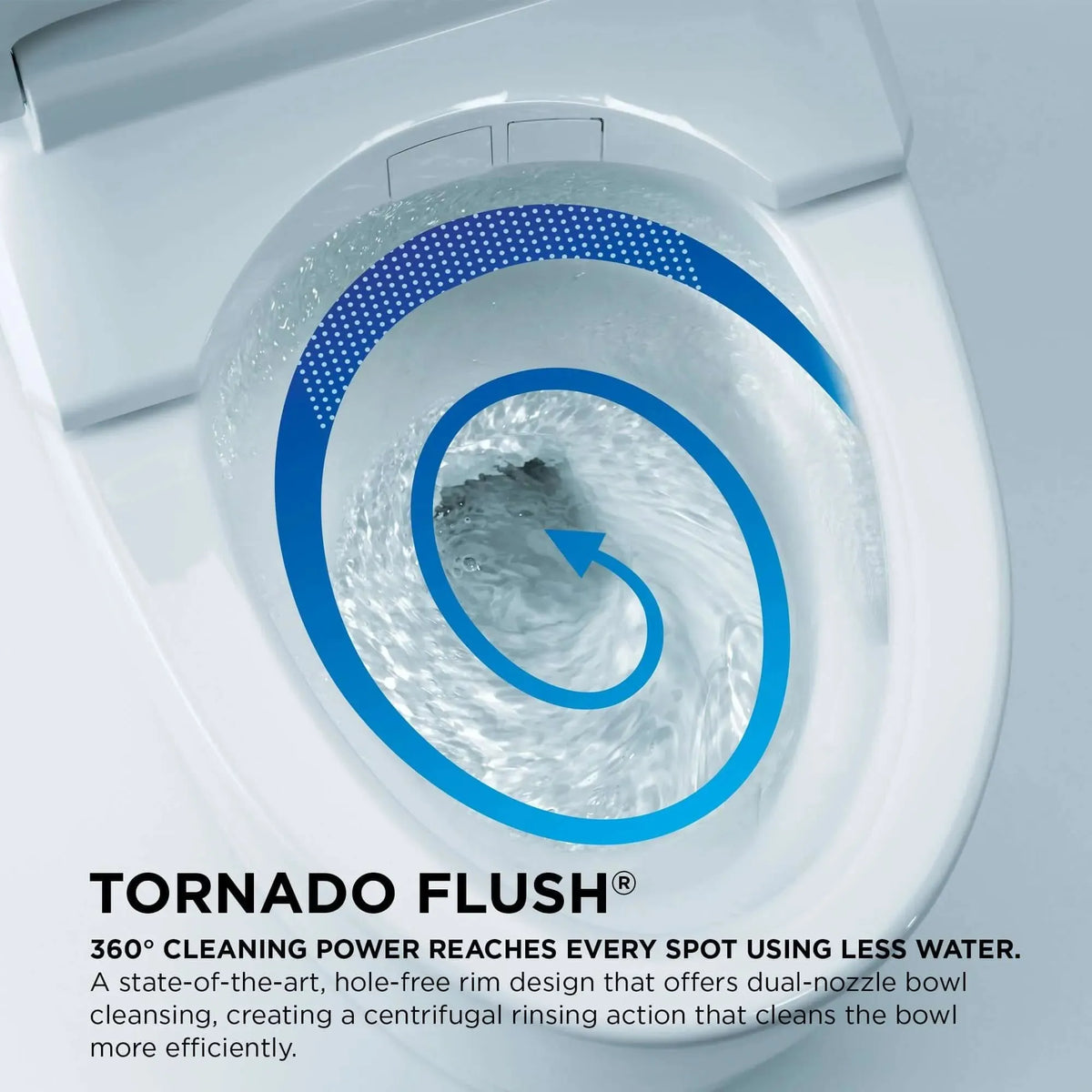 TOTO Carlyle II One-Piece 1.28 GPF Universal Height Toilet and S7 Contemporary Bidet Seat MW6144726CEFG#01 - EverFlow Bidets