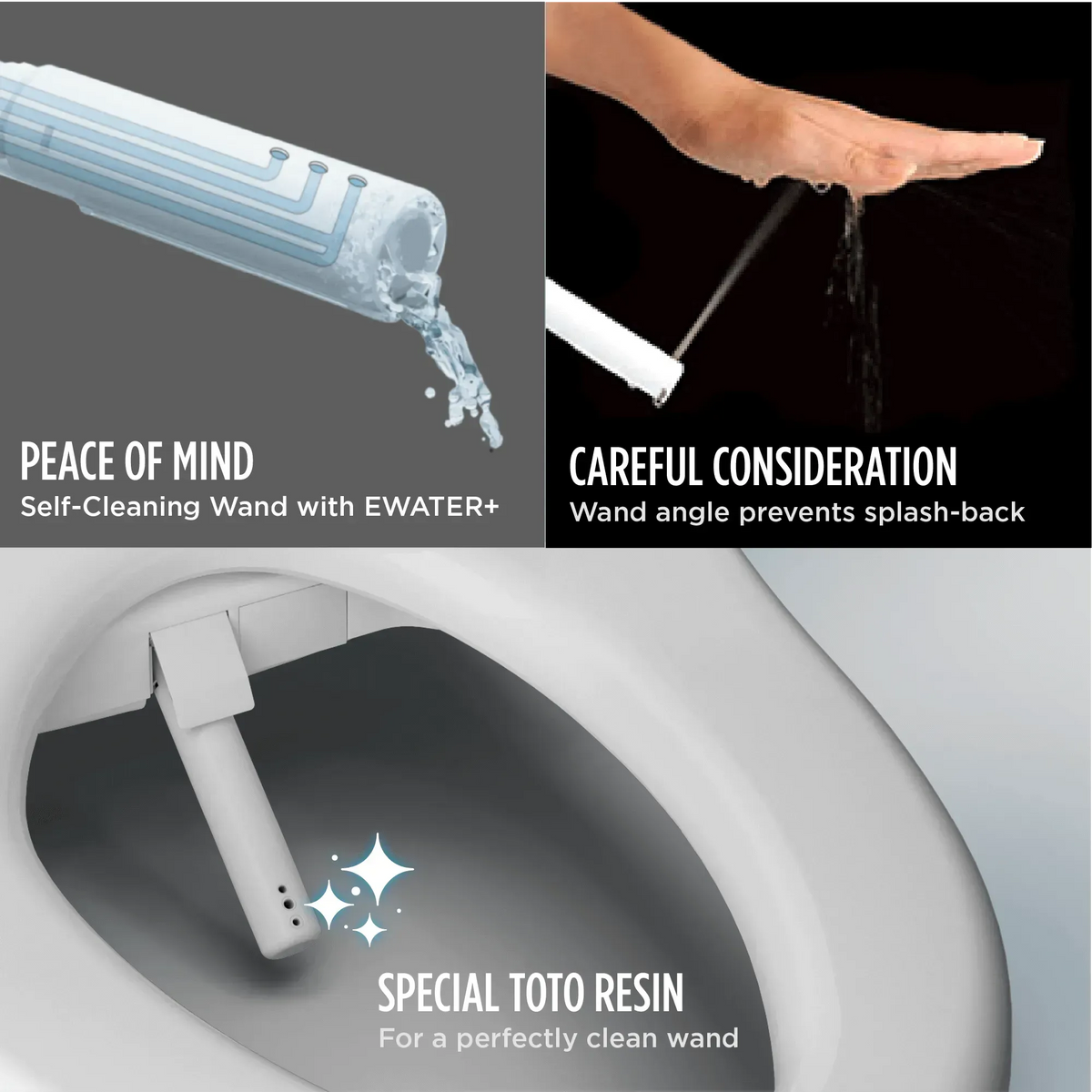 TOTO AP Wall-Hung Toilet with S7 Contemporary Bidet Seat and DuoFit In-Wall 0.9 and 1.28 GPF Dual-Flush Tank System, Matte Silver CWT4264726CMFG#MS - EverFlow Bidets
