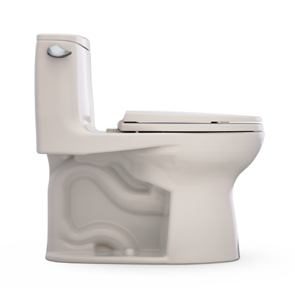 TOTO Ultramax One-Piece Elongated 1.28 GPF WASHLET+ Ready Universal Height Toilet with CEFIONTECT MS608114CEFG#12