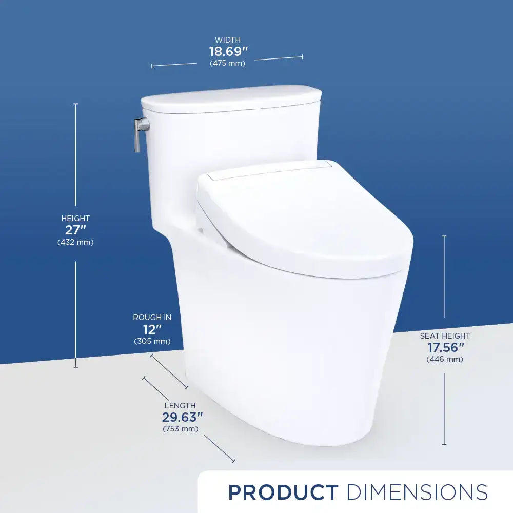 TOTO Aurora MW6863446CUFG#01 Dimensions