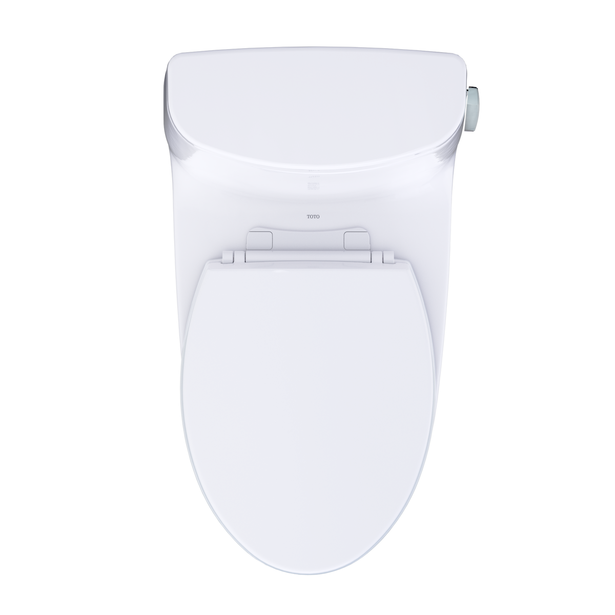 TOTO Ultramax One-Piece Toilet Right-Hand Lever Top-Down View
