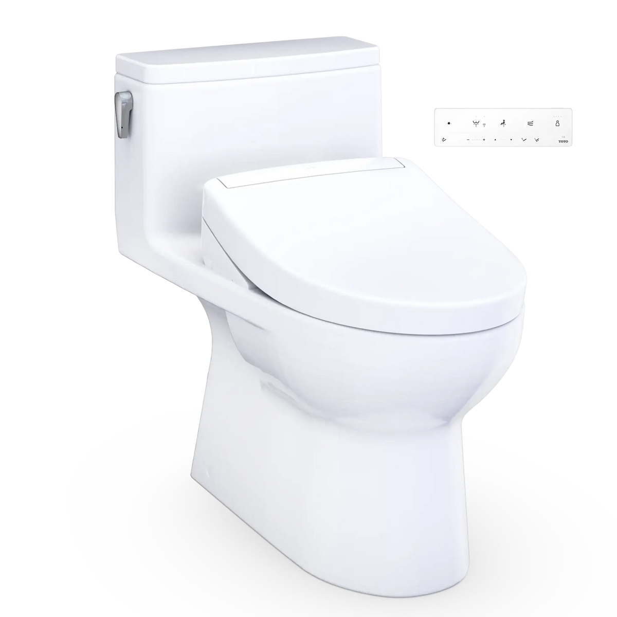 TOTO Redington 1G WASHLET+ S5 One-Piece Elongated 1.0 GPF Universal Height Toilet MW6723446CUFG#01
