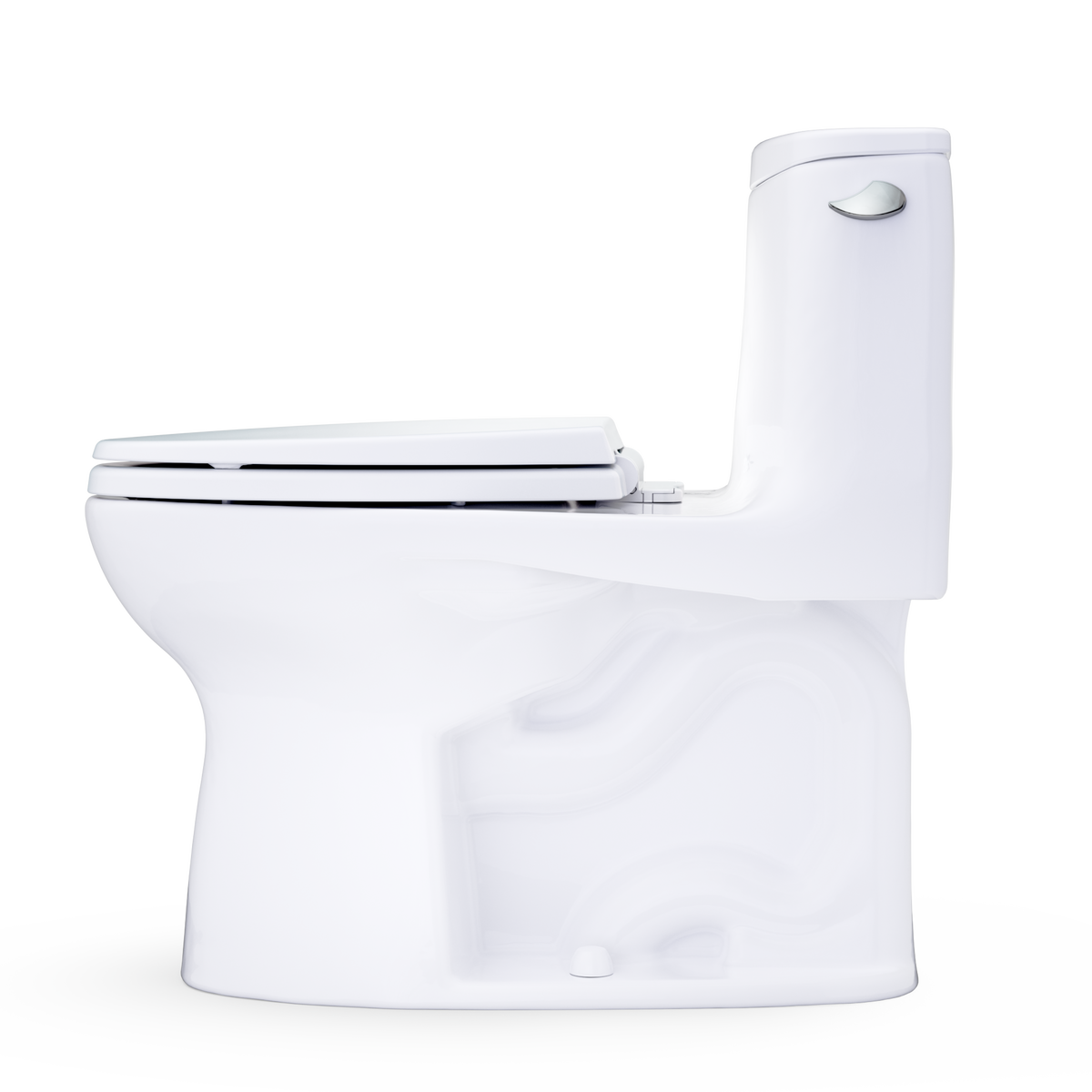 TOTO Ultramax One-Piece Toilet Right-Hand Lever Right Side Seat Open