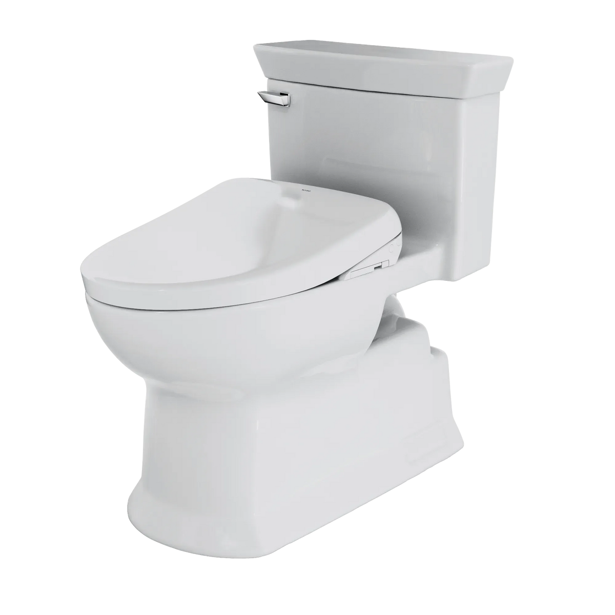 TOTO Eco Soirée 1.28 GPF Universal Height Toilet with S7 Bidet Seat MW9644736CEFG#01