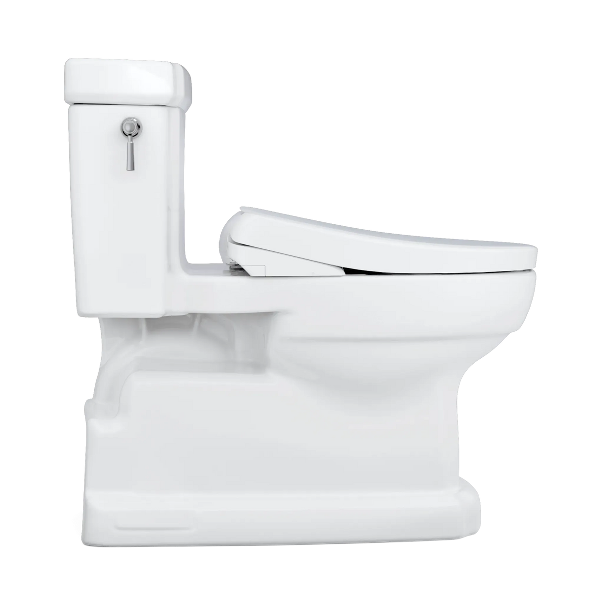 TOTO Eco Guinevere 1.28 GPF One-Piece Universal Height Toilet with S7 Classic Bidet Seat MW9744724CEFG#01