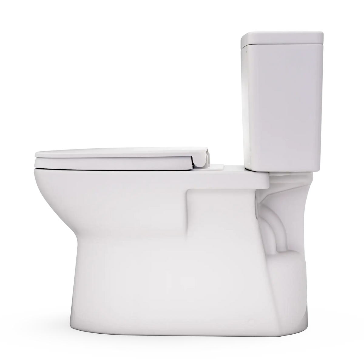TOTO Glaston Two-Piece Elongated 1.28 GPF WASHLET+ Ready Universal Height Toilet with CEFIONTECT MS472124CEFG#12