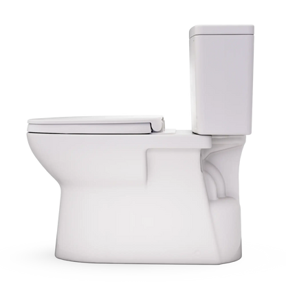 TOTO Glaston Two-Piece Elongated 1.0 GPF WASHLET+ Ready Universal Height Toilet with CEFIONTECT MS472124CUFG#12