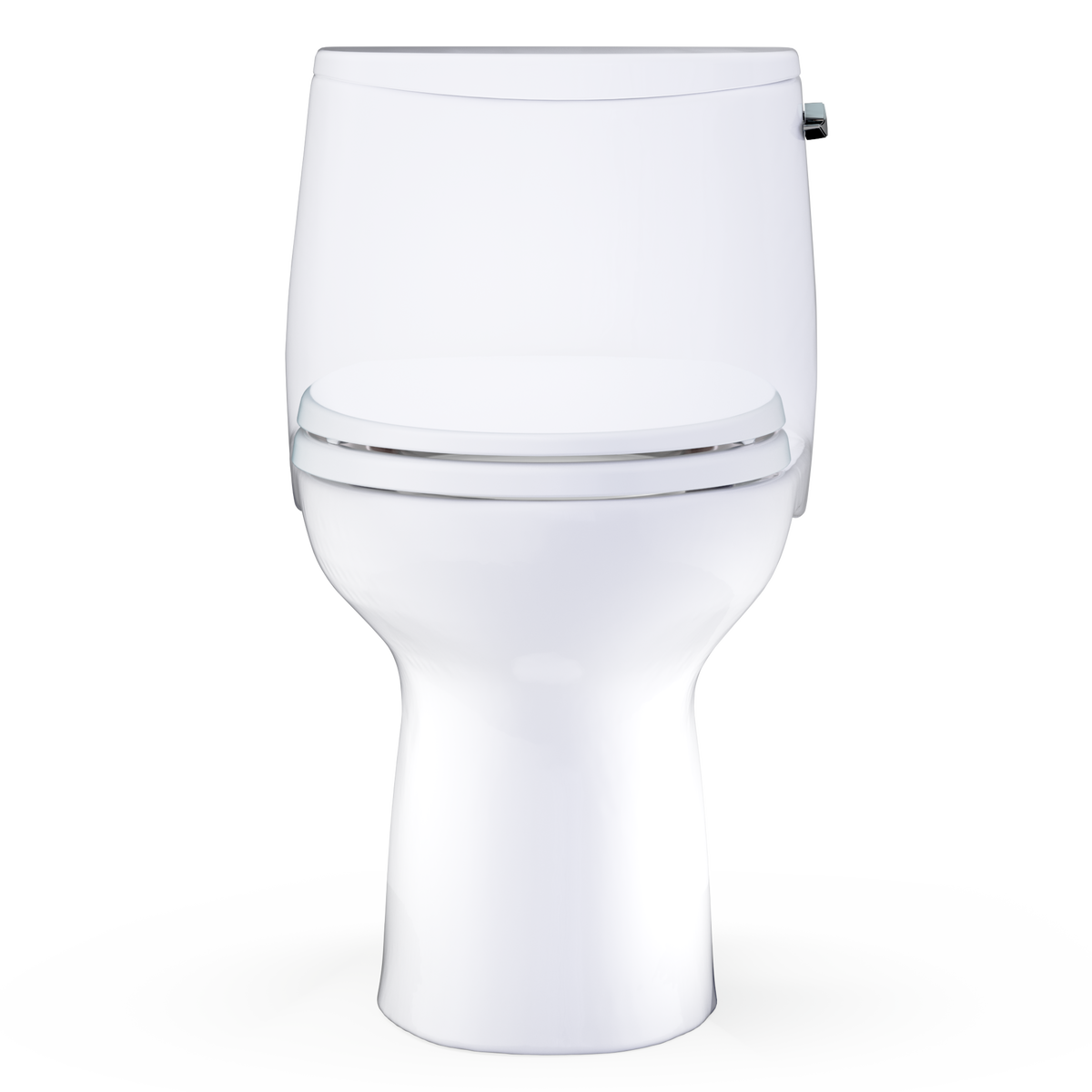 TOTO Ultramax One-Piece Toilet Right-Hand Lever Front View