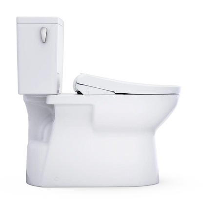 TOTO Glaston WASHLET+ S7A Two-Piece Elongated 1.28 GPF Universal Height Toilet MW4724736CEFG#01