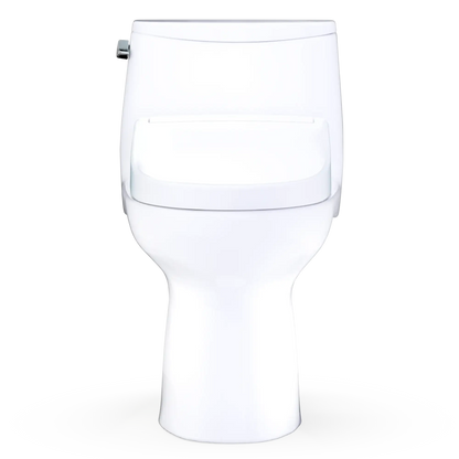 TOTO Ultramax WASHLET+ S5 One-Piece Elongated 1.28 GPF Universal Height Toilet with CEFIONTECT MW6083446CEFG#01