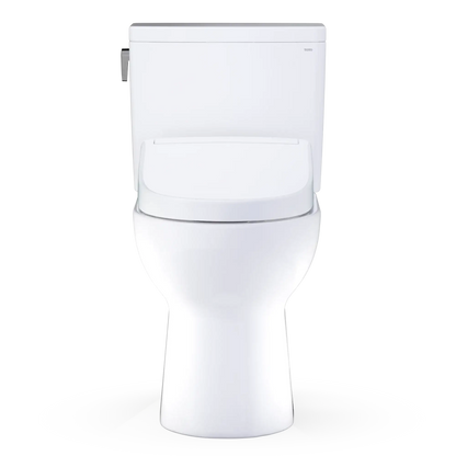 TOTO Glaston WASHLET+ S5 Two-Piece Elongated 1.28 GPF Universal Height Toilet MW4723446CEFG#01