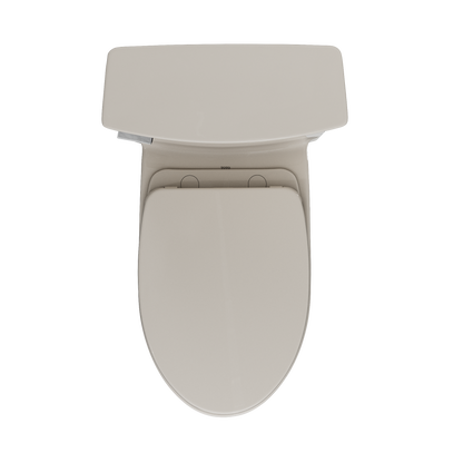 TOTO Soirée One-Piece Elongated 1.28 GPF WASHLET+ Ready Universal Height Toilet with CEFIONTECT MS964124CEFG#12