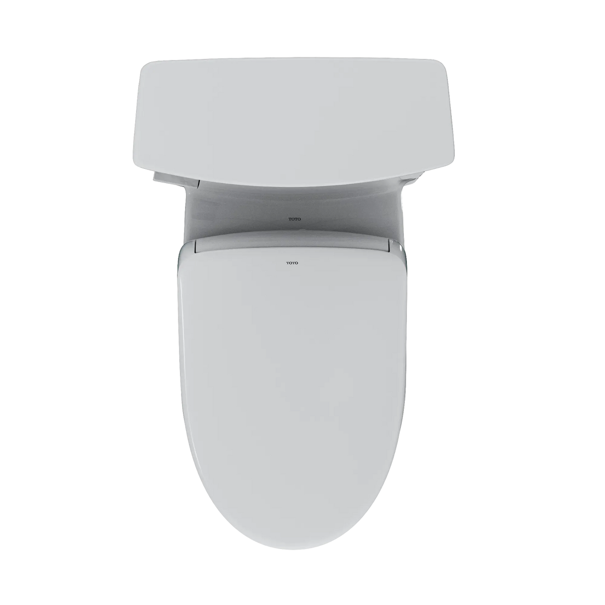 TOTO Eco Soirée 1.28 GPF Universal Height Toilet with S7 Bidet Seat MW9644736CEFG#01