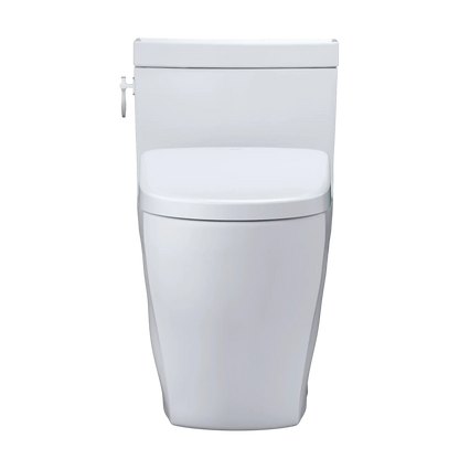 TOTO Aimes One-Piece 1.28 GPF Universal Height Toilet and S7A Bidet Seat MW6264736CEFG#01 - EverFlow Bidets
