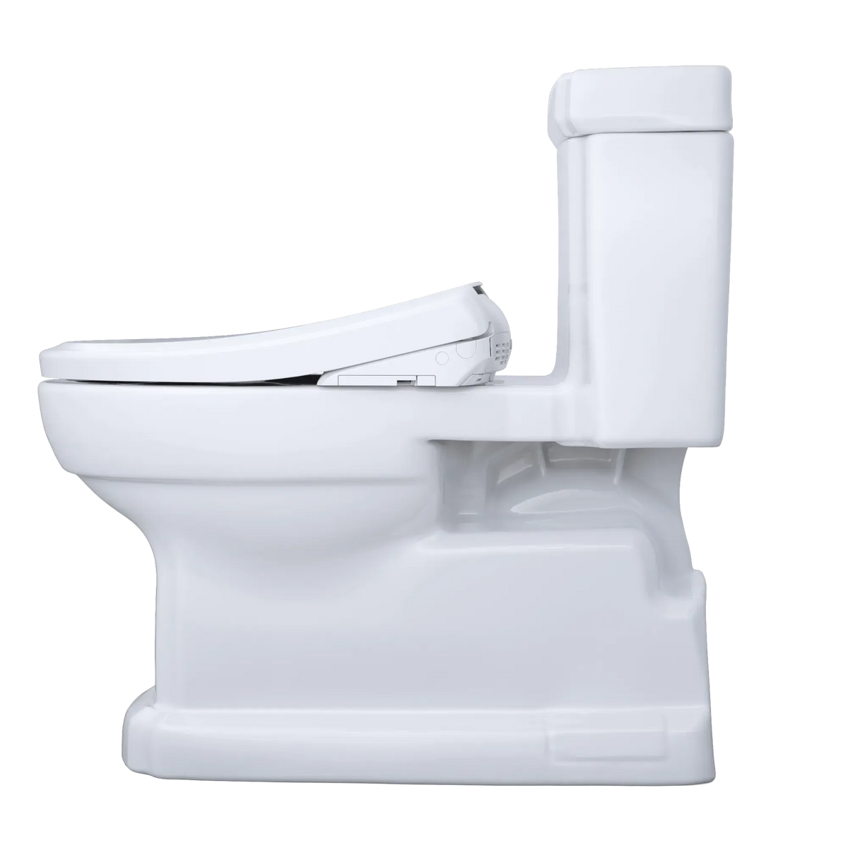 TOTO Eco Guinevere 1.28 GPF One-Piece Universal Height Toilet and S7A Classic Bidet Seat MW9744734CEFG#01
