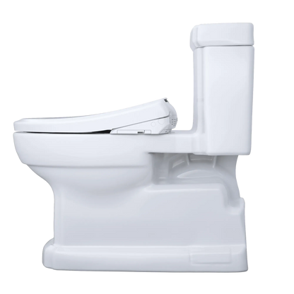 TOTO Eco Guinevere 1.28 GPF One-Piece Universal Height Toilet and S7A Classic Bidet Seat MW9744734CEFG#01