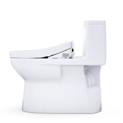 TOTO Redington WASHLET+ S5 One-Piece Elongated 1.28 GPF Universal Height Toilet MW6723446CEFG#01