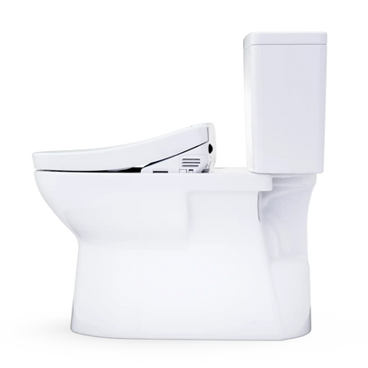 TOTO Glaston 1G WASHLET+ S5 Two-Piece Elongated 1.0 GPF Universal Height Toilet MW4723446CUFG#01