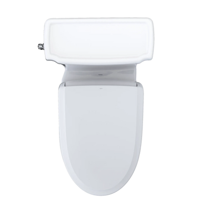 TOTO Eco Guinevere 1.28 GPF One-Piece Universal Height Toilet with S7 Classic Bidet Seat MW9744724CEFG#01