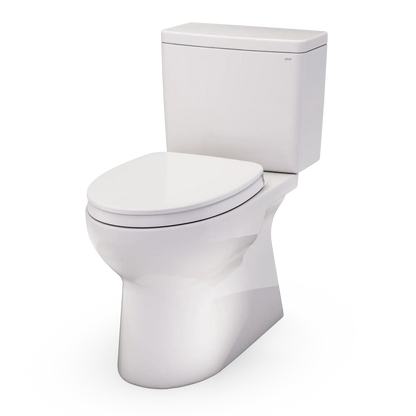 TOTO Glaston Two-Piece Elongated 1.28 GPF WASHLET+ Ready Universal Height Toilet with CEFIONTECT MS472124CEFG#12