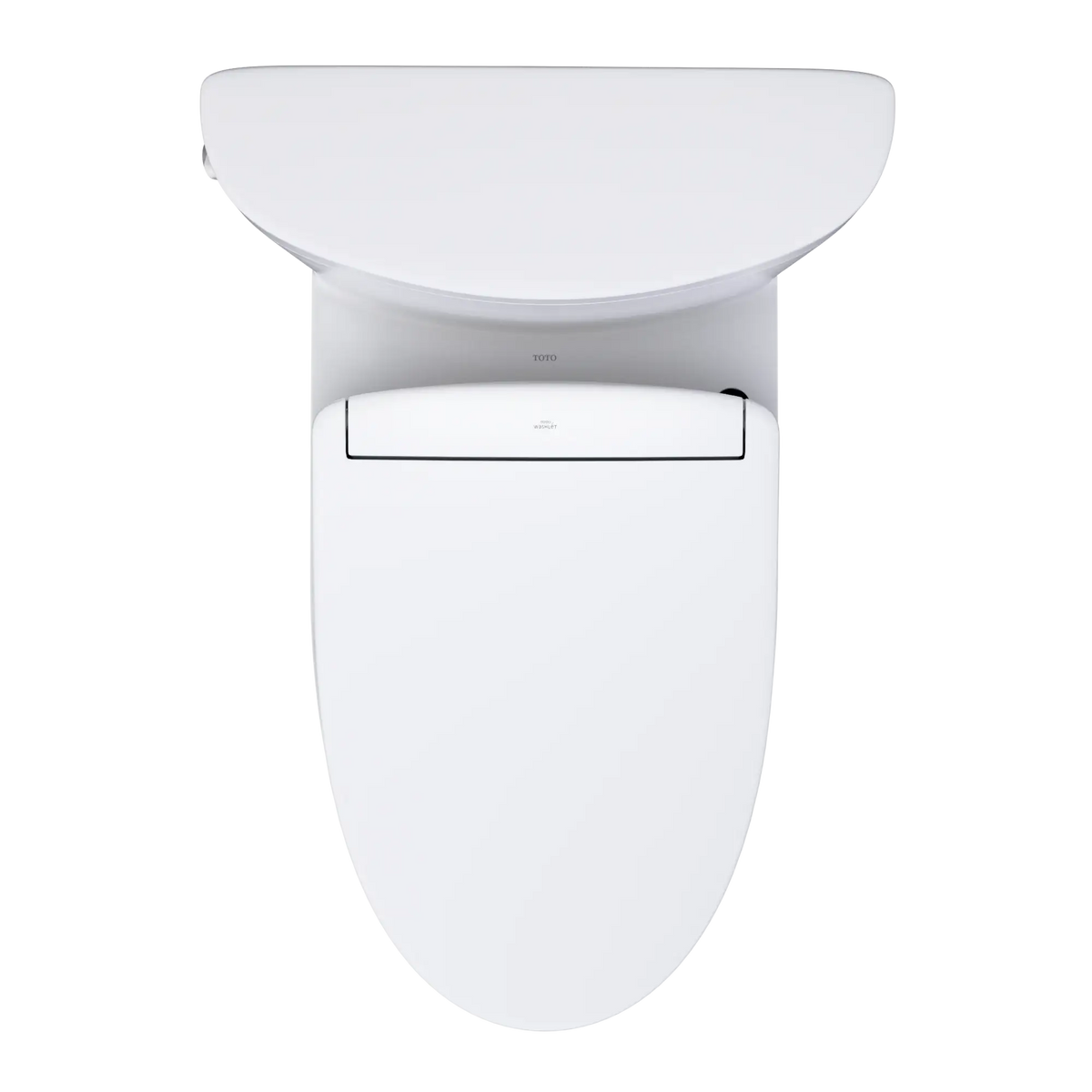 TOTO Aquia IV ARC Two-Piece Dual Flush 1.28 and 0.9 GPF Universal Height Toilet with S5 Contemporary Bidet Seat MW4483446CEMFGN#01