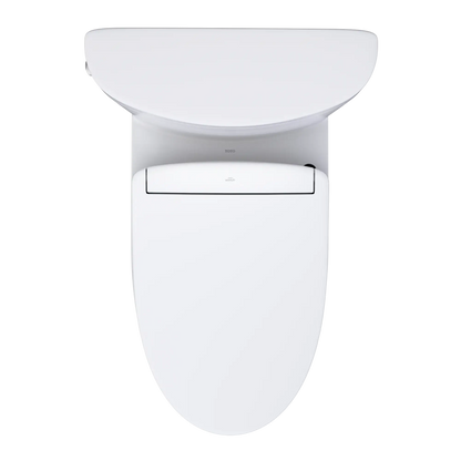 TOTO Aquia IV ARC Two-Piece Dual Flush 1.28 and 0.9 GPF Universal Height Toilet with S5 Contemporary Bidet Seat MW4483446CEMFGN#01