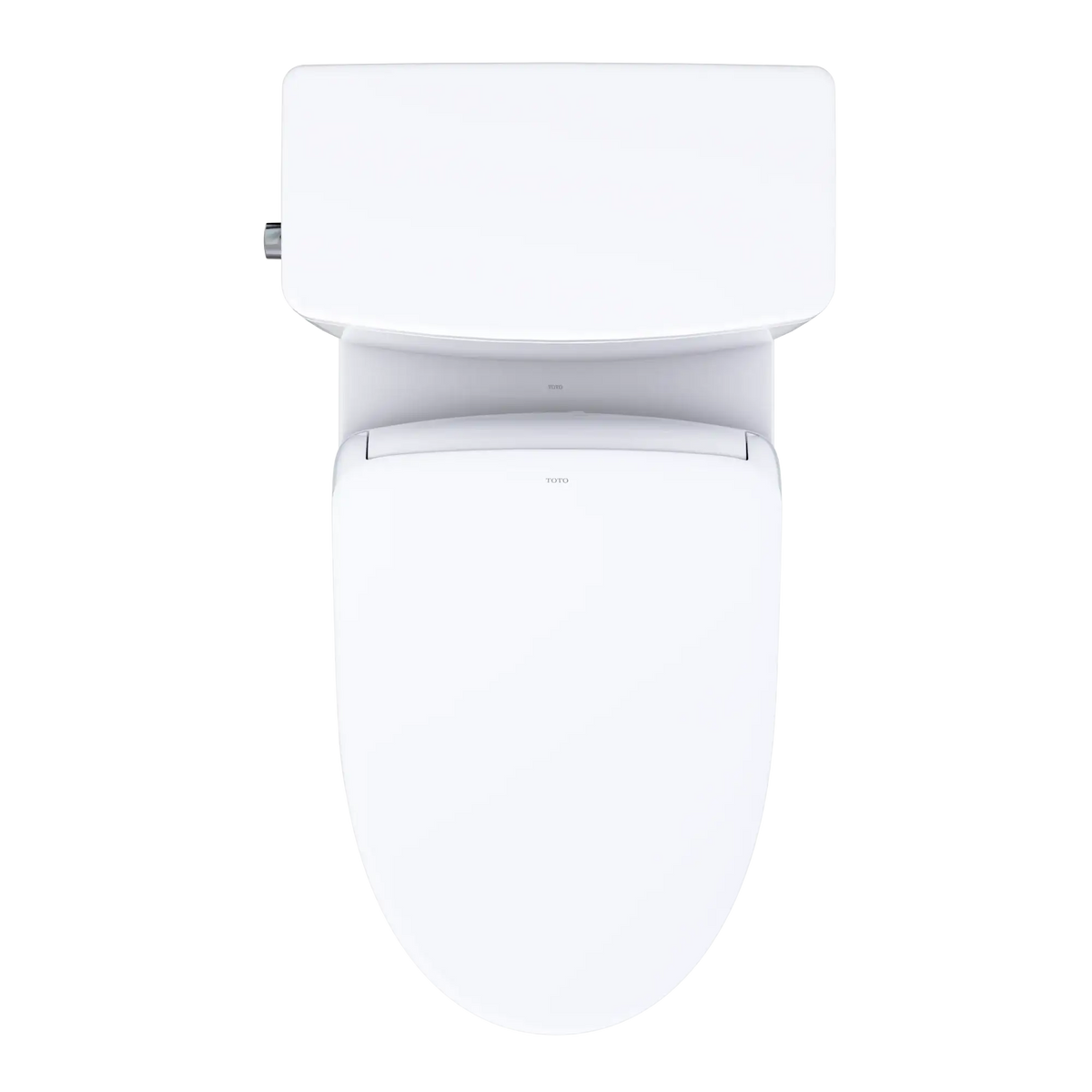 TOTO Glaston WASHLET+ S7 Two-Piece Elongated 1.28 GPF Universal Height Toilet MW4724726CEFG#01