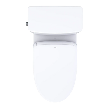 TOTO Glaston WASHLET+ S7 Two-Piece Elongated 1.28 GPF Universal Height Toilet MW4724726CEFG#01