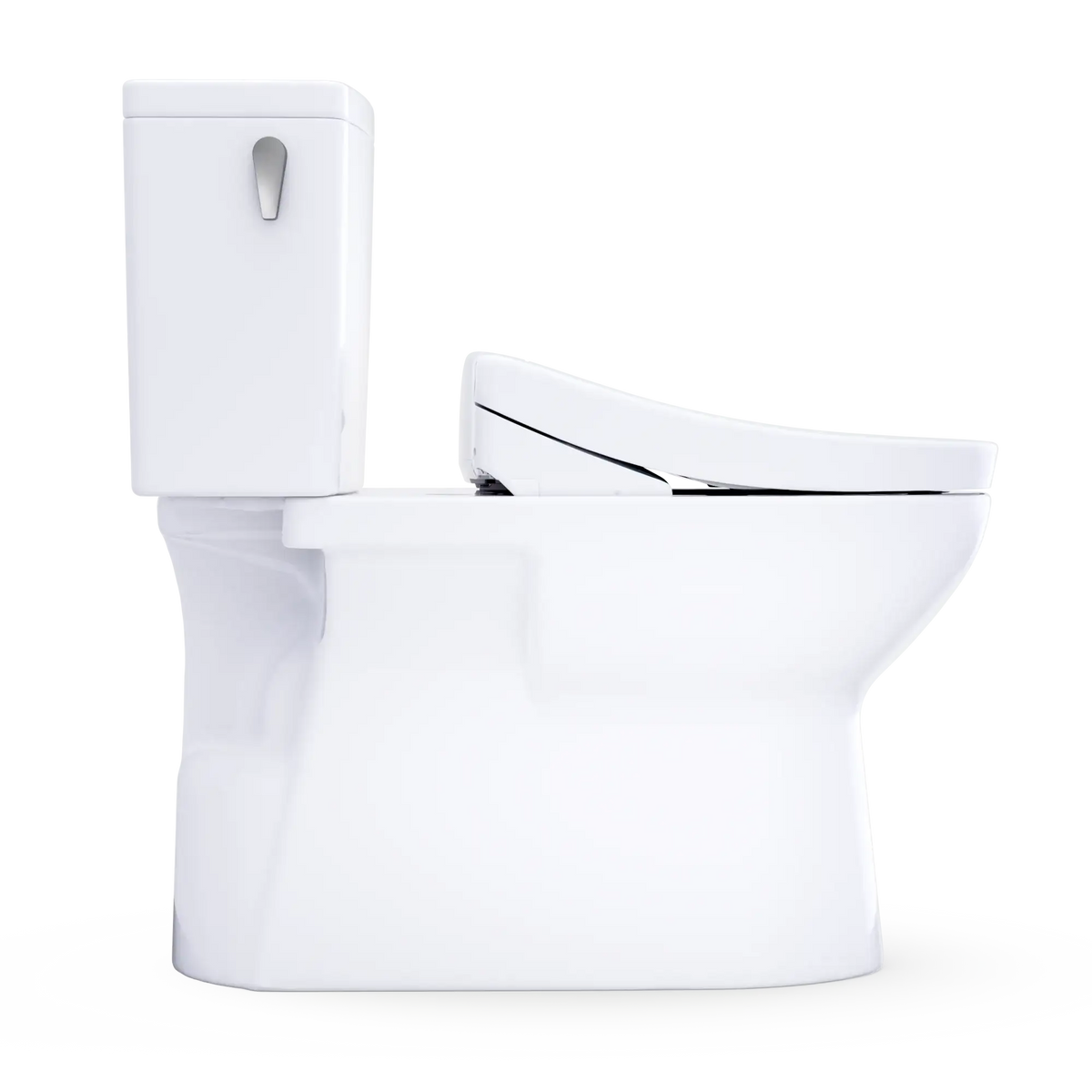 TOTO Glaston WASHLET+ S5 Two-Piece Elongated 1.28 GPF Universal Height Toilet MW4723446CEFG#01