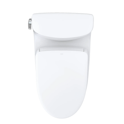 TOTO Carolina II One-Piece 1.28 GPF Universal Height Toilet and S7A Bidet Seat MW6444736CEFG#01 - EverFlow Bidets