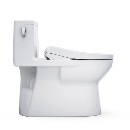 TOTO Redington WASHLET+ S7A One-Piece Elongated 1.28 GPF Universal Height Toilet MW6724736CEFG#01