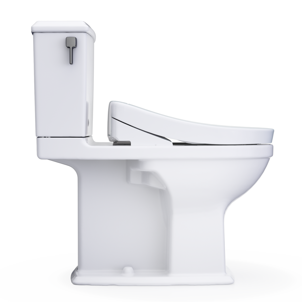 TOTO Connelly WASHLET+ S5 Two-Piece Dual Flush 1.28 GPF Universal Height Toilet with CEFIONTECT MW4943446CEMFG#01