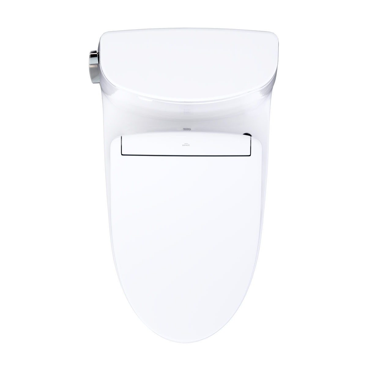 TOTO Ultramax WASHLET+ S5 One-Piece Elongated 1.6 GPF Universal Height Toilet with CEFIONTECT MW6083446CSFG#01