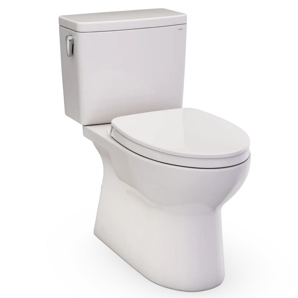 TOTO Glaston Two-Piece Elongated 1.28 GPF WASHLET+ Ready Universal Height Toilet with CEFIONTECT MS472124CEFG#12