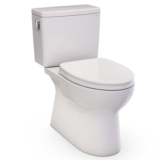 TOTO Glaston Two-Piece Elongated 1.28 GPF WASHLET+ Ready Universal Height Toilet with CEFIONTECT MS472124CEFG#12