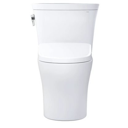 TOTO Aquia IV ARC Two-Piece Dual Flush 1.28 and 0.9 GPF Universal Height Toilet with S7A Contemporary Bidet Seat MW4484736CEMFGN#01 - EverFlow Bidets