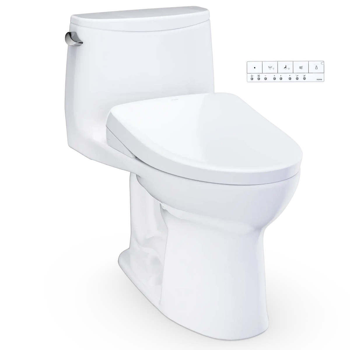 TOTO Ultramax WASHLET+ S7A 1.28 GPF Universal Height Toilet MW6084736CEFG#01