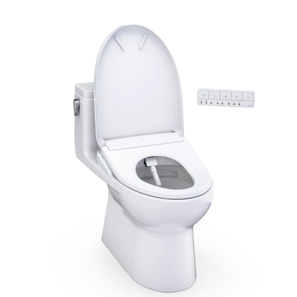 TOTO Redington 1G WASHLET+ S7 One-Piece Elongated 1.0 GPF Universal Height Toilet MW6724726CUFG#01